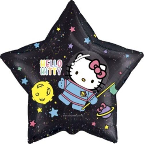Шар Звезда, Hello Kitty Космонавт, 46см