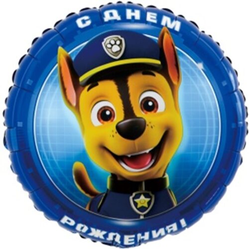 Шар Круг, Щенячий патруль С ДР, 46см