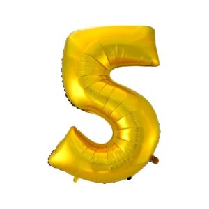 цифра 5 золото