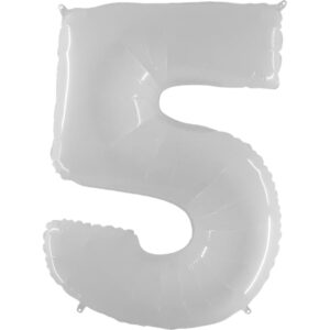 цифра 5 белая